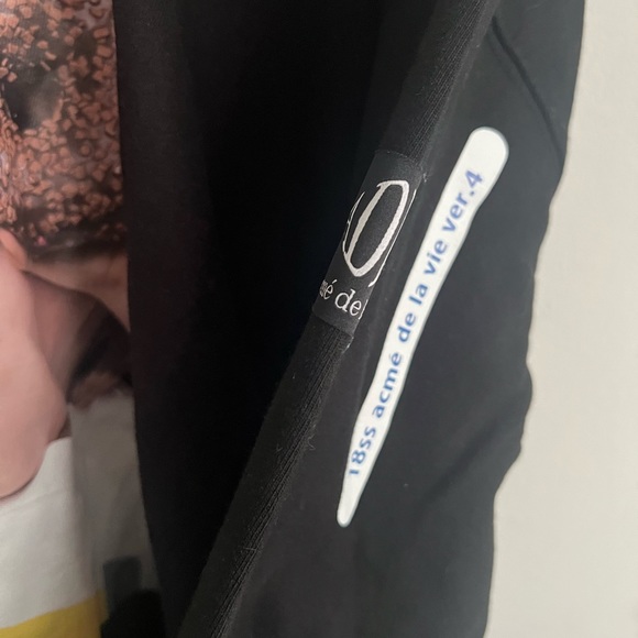Acmé de La Vie ADLV BABY FACE HOODIE BLACK DONUT Size 1 Oversized Travis Scott - Picture 4 of 11